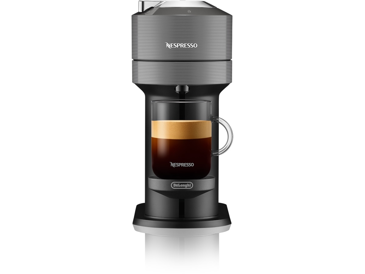NESPRESSO Vertuo Next kapselmaskin fra DeLonghi® (grå) Kapselmaskiner