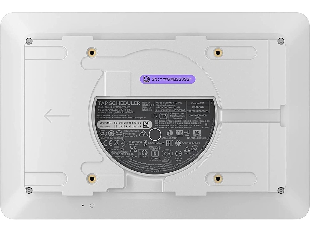 Logitech TAP Scheduler (hvit) Videokonferanse