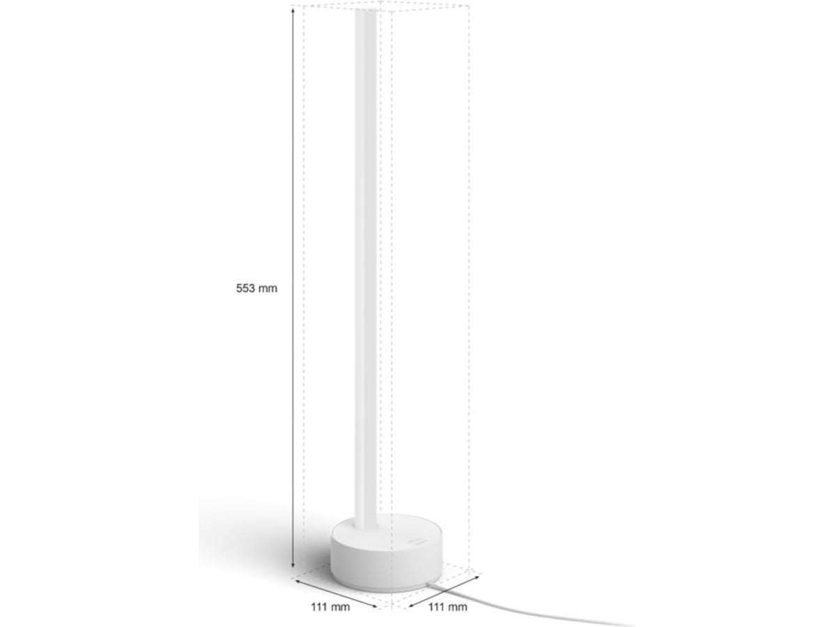 Philips Hue Gradient Signe bordlampe (hvit) Gulvlampe