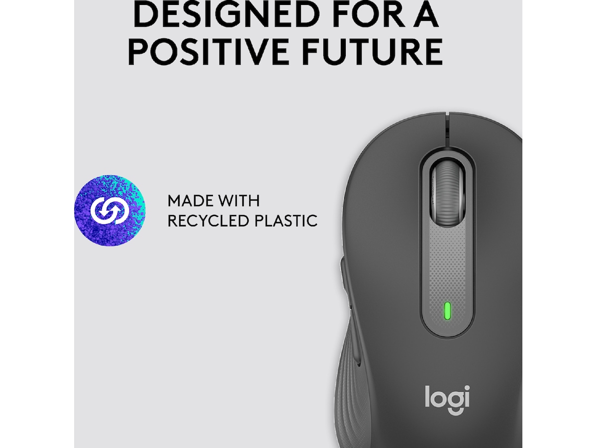 Logitech Signature M650 Large trådløs mus Grafittgrå Mus