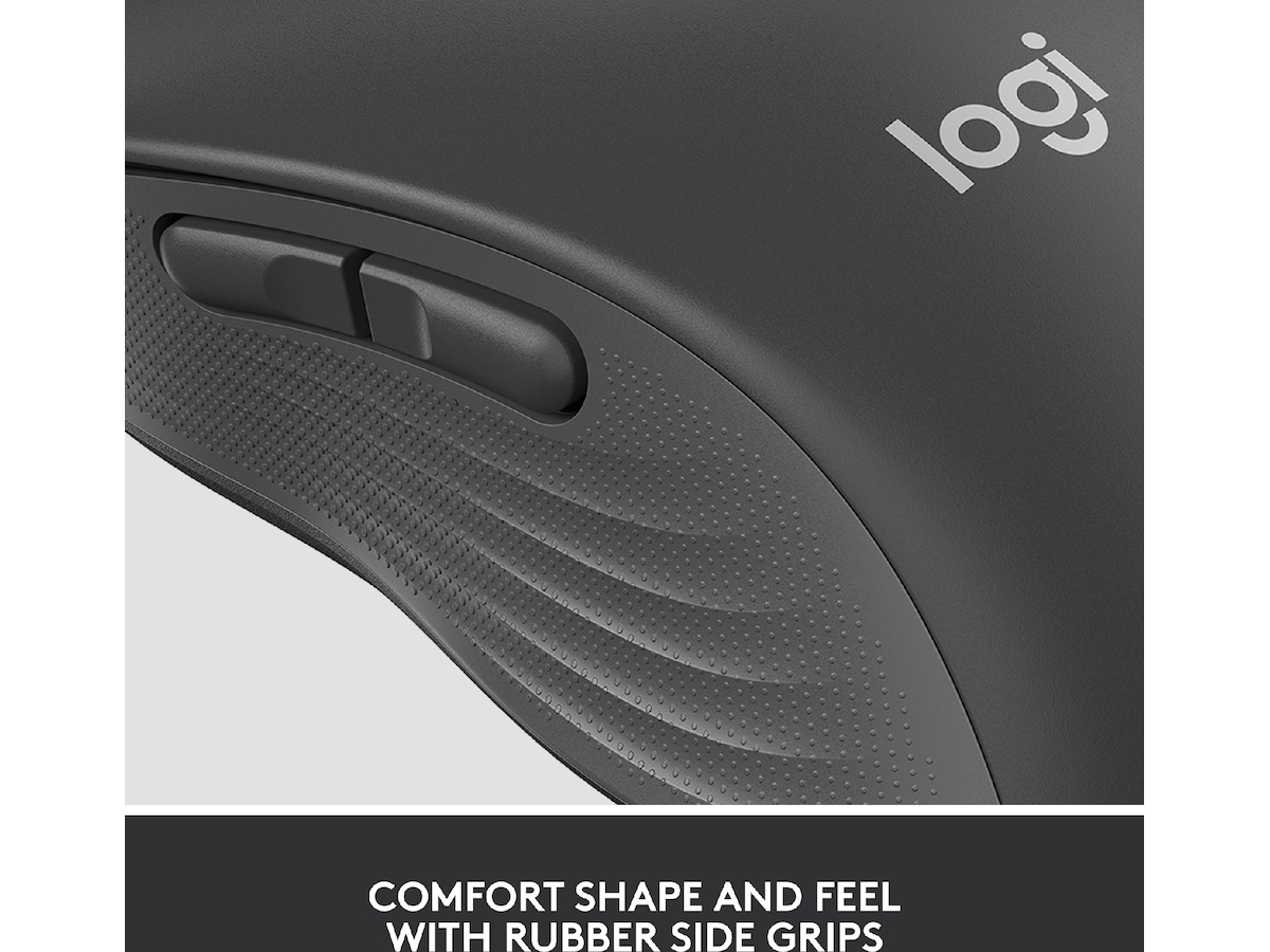 Logitech Signature M650 Large trådløs mus Grafittgrå Mus