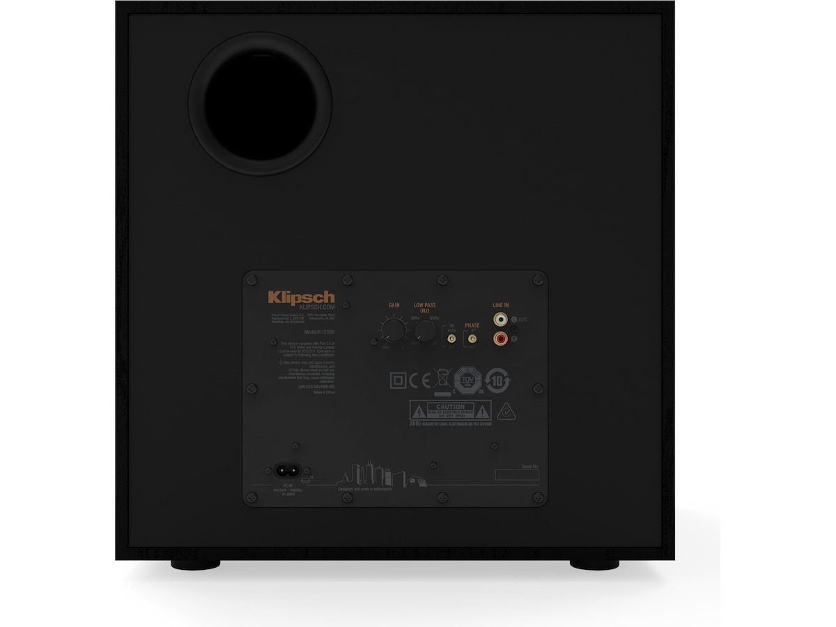 Klipsch R-121SW subwoofer, 12" bass Subwoofere