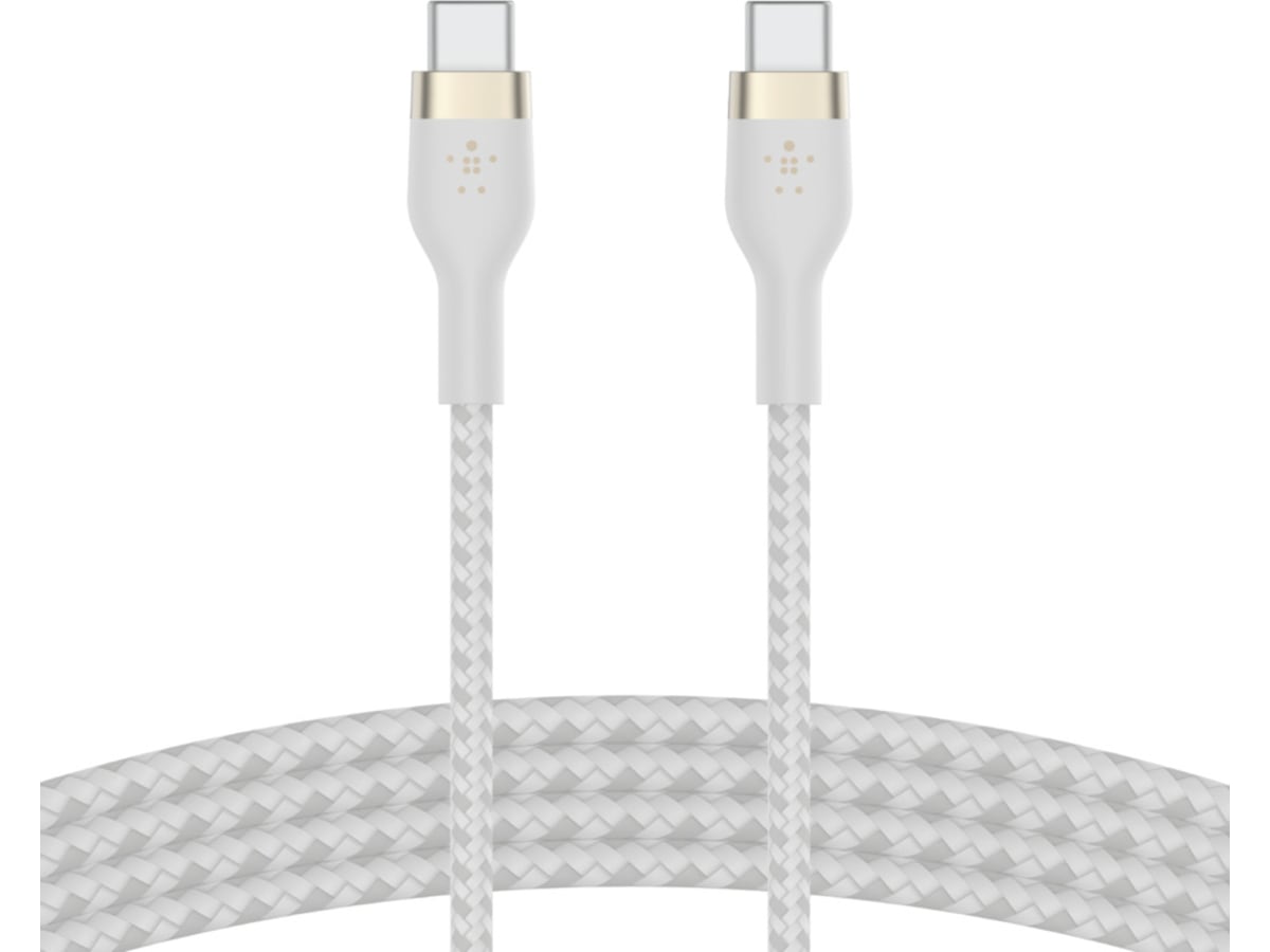 Belkin USB-C til USB-C kabel 1m (hvit) USB-kabler
