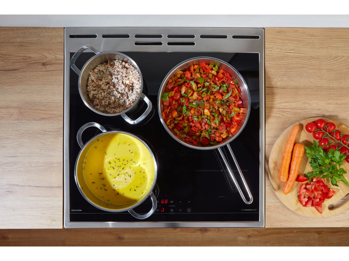 Gorenje GEC6D60WPB glasskeramisk komfyr (hvit) Komfyr