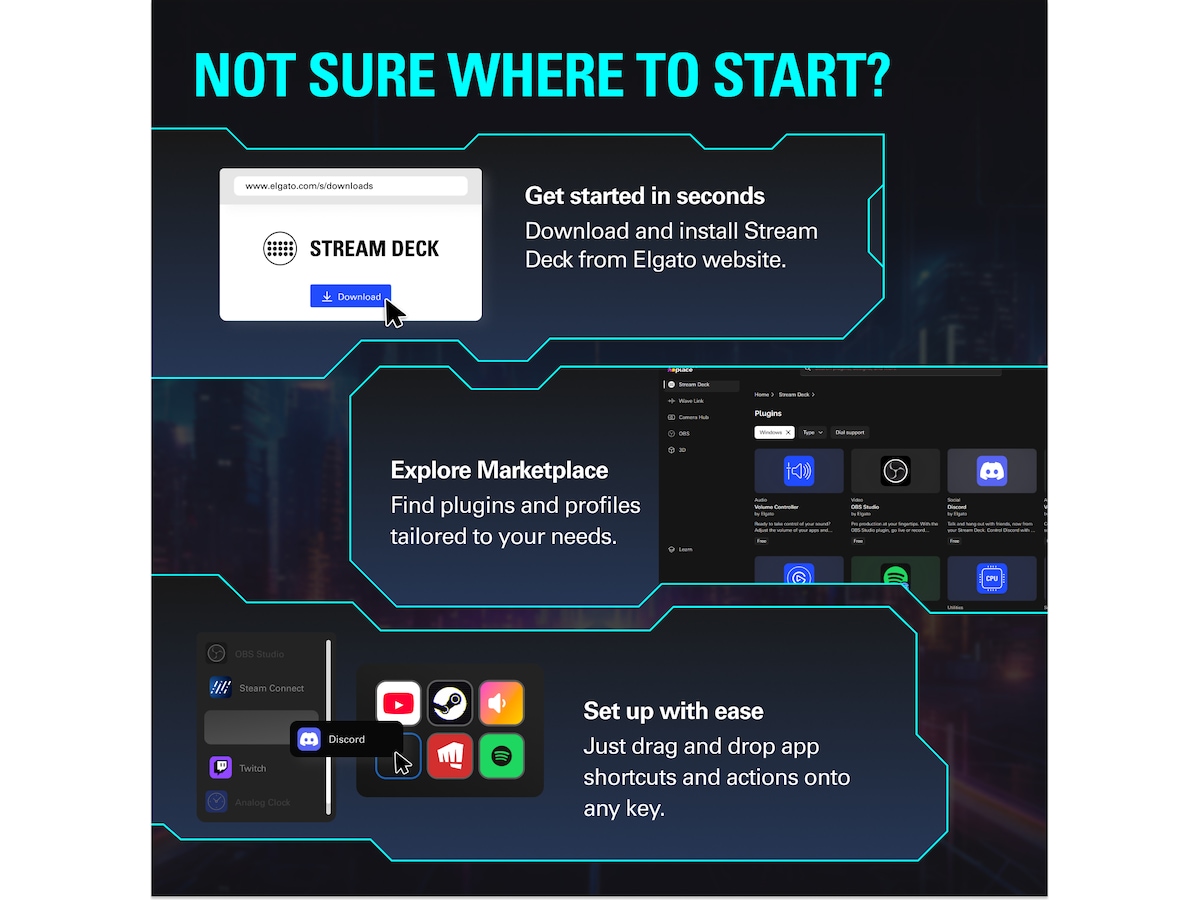 Elgato Stream Deck + Capture & streaming