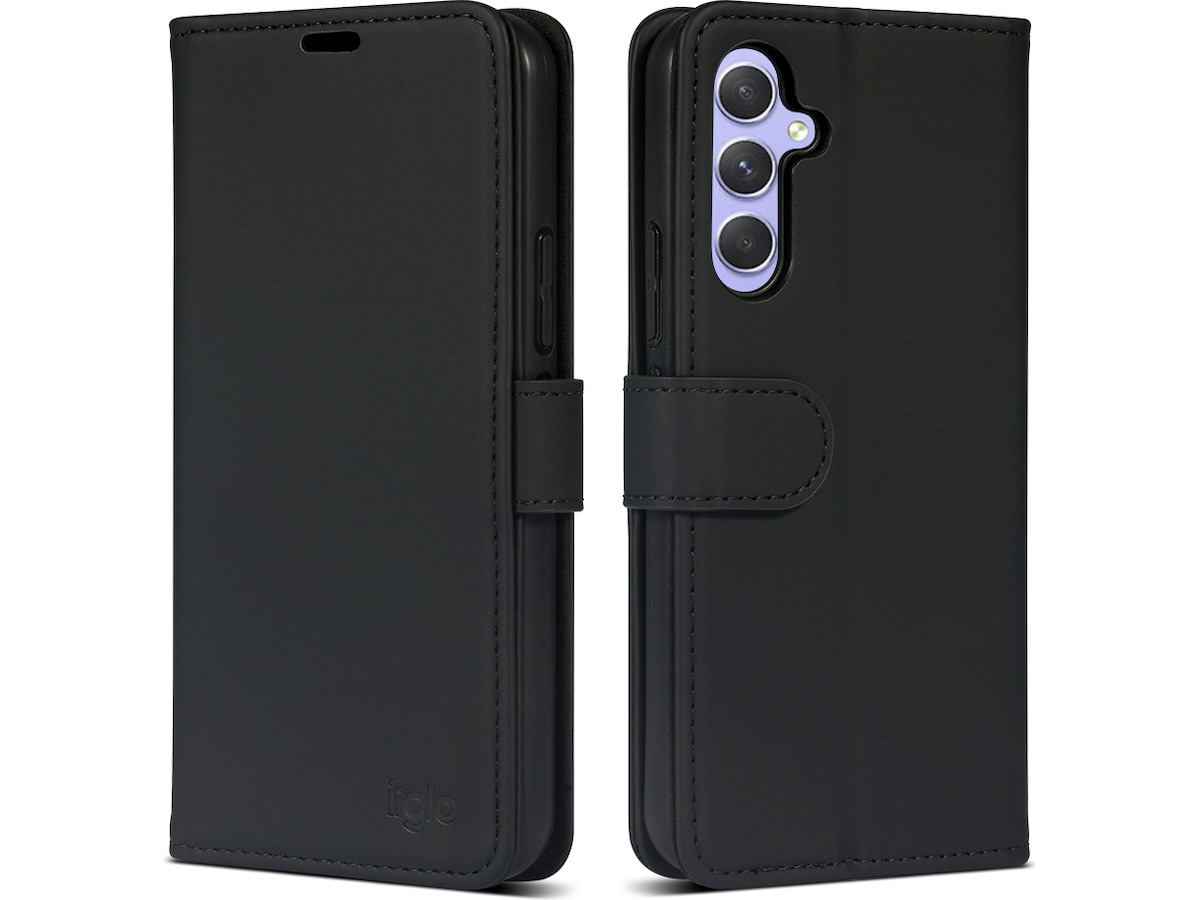 iiglo Galaxy A54 5G Lommebokdeksel (sort) Mobildeksel