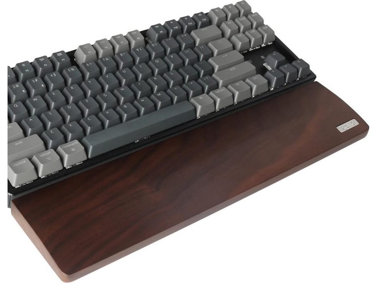 Keychron K8 håndleddstøtte i tre Tilbehør til gaming- tastatur og mus