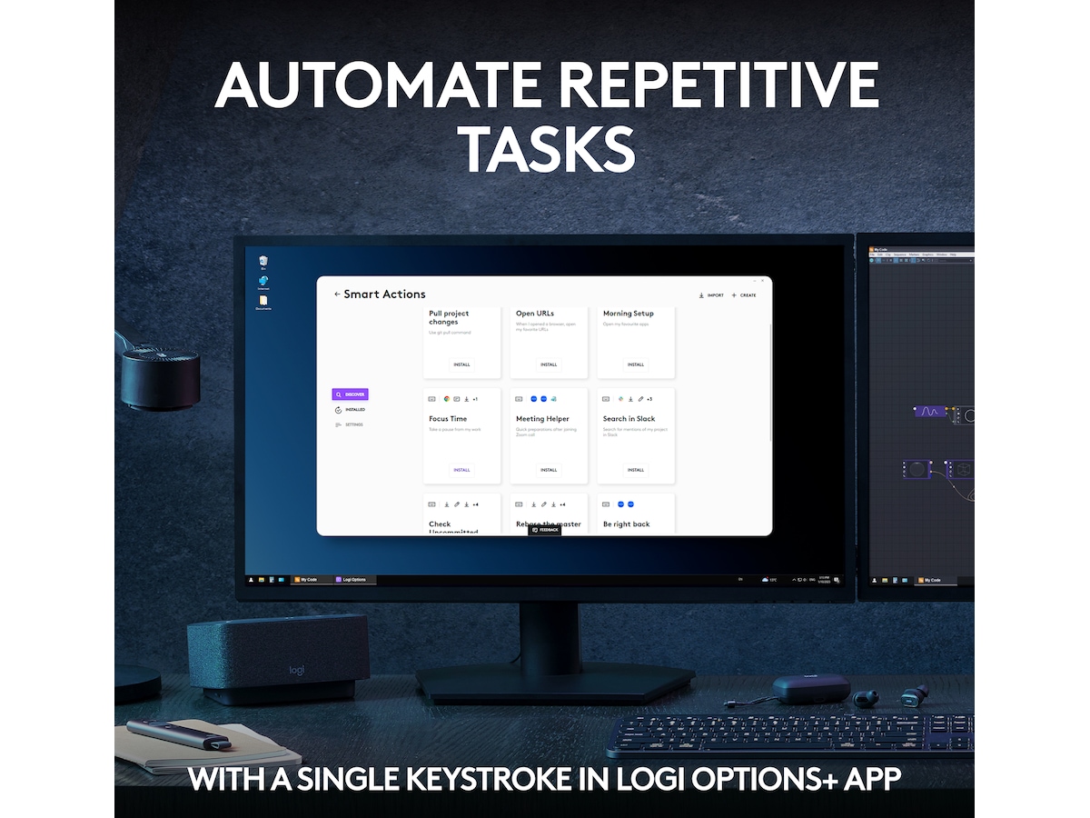 Logitech MX Keys S Trådløst Tastatur (graphite) Tastatur