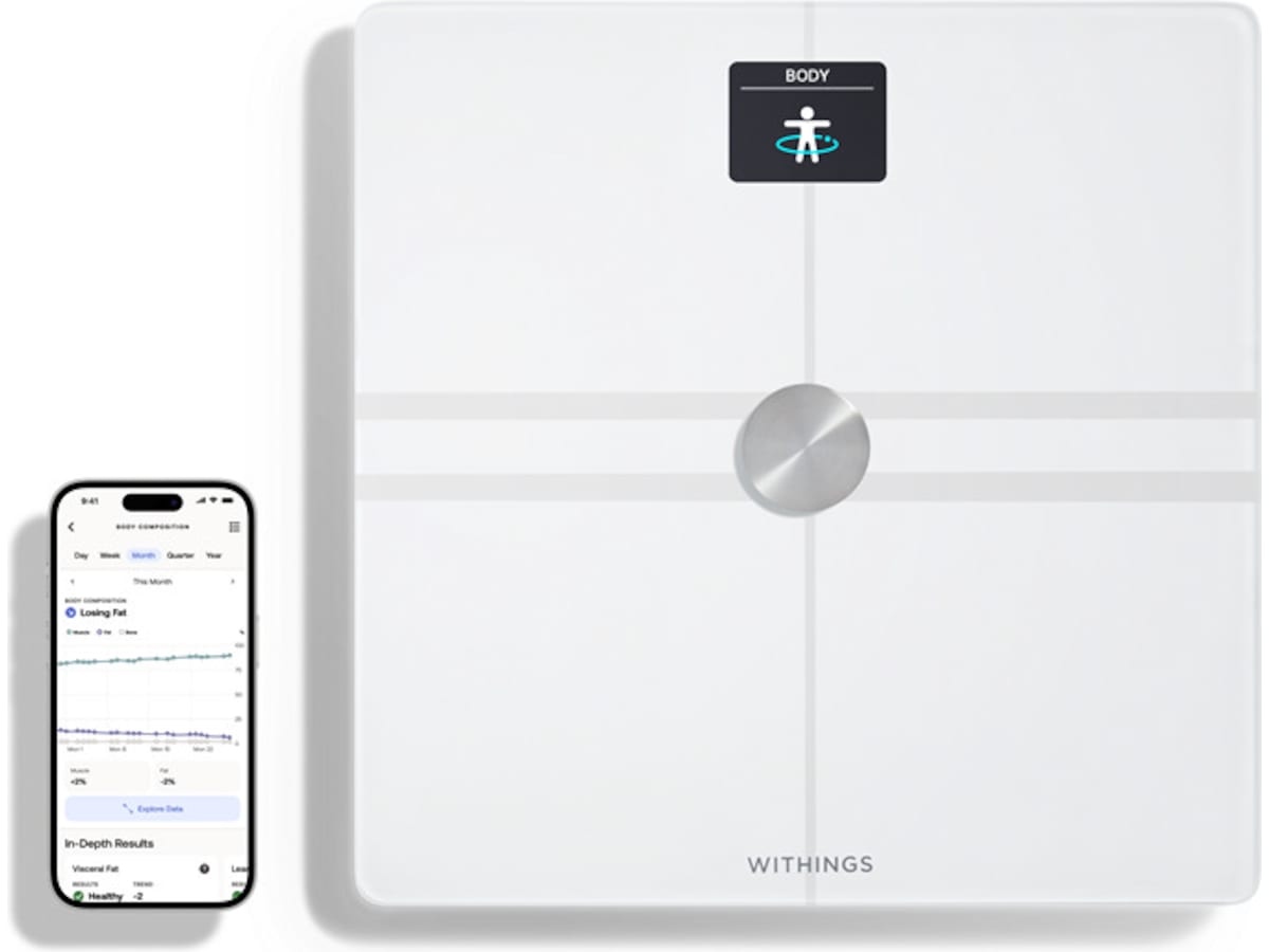 Withings Body Comp Wi-Fi smart badevekt (hvit) Badevekt