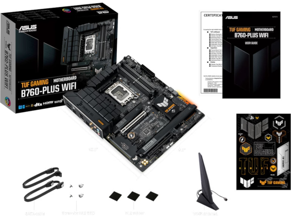 ASUS TUF GAMING B760-PLUS WIFI Hovedkort -B-Grade Demo hovedkort