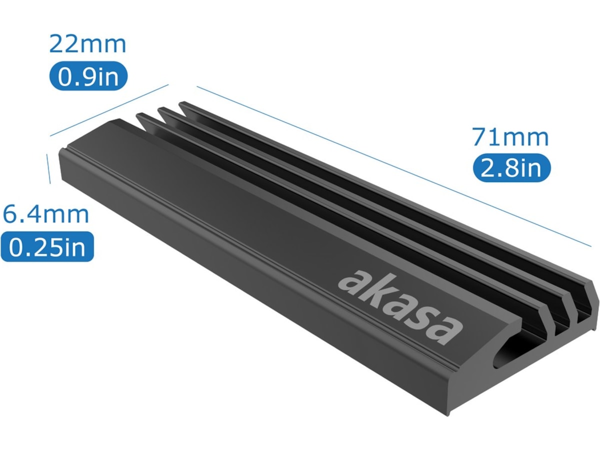 Akasa M.2 SSD Heatsink Tilbehør