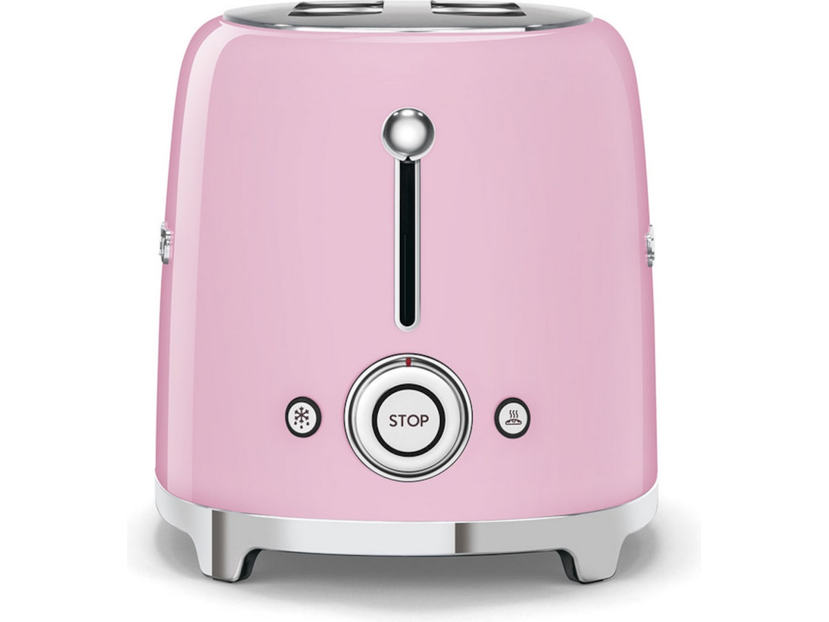 Smeg TSF01PKEU Brødrister for 2 skiver (rosa) Brødristere