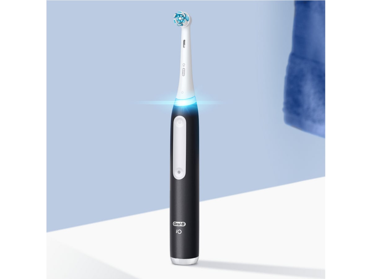 Oral-B iO 3 Elektriske Tannbørster 2 stk (sort & blå) Elektriske tannbørster