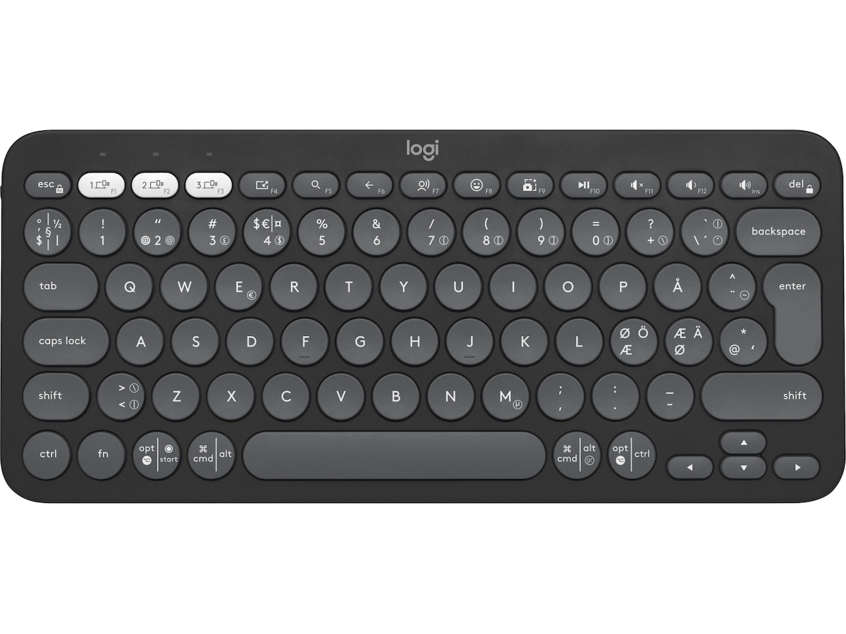 Pebble Keys 2 K380s (sort) Tastatur