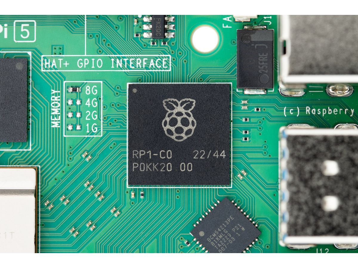 Raspberry Pi 5 Model B, 4GB RAM Integrert CPU