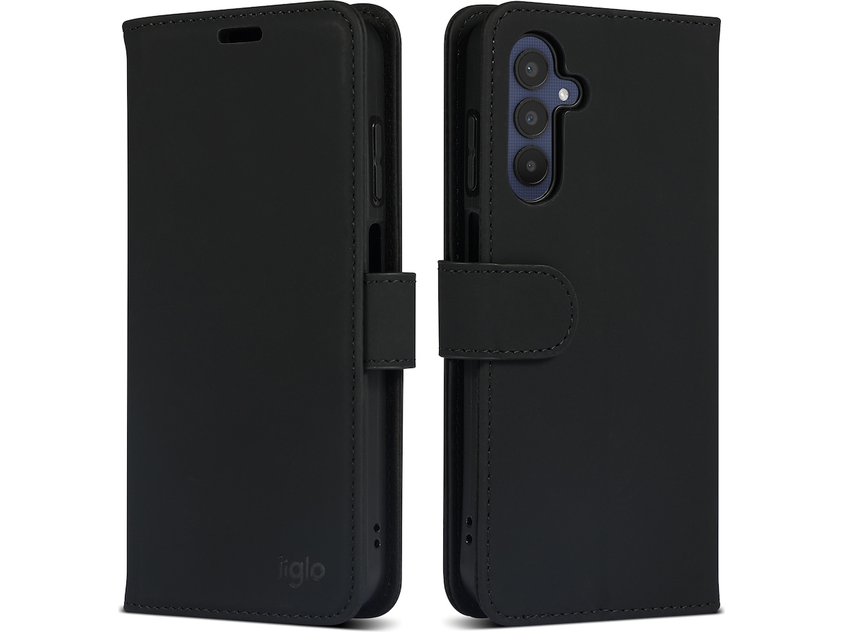 iiglo Samsung Galaxy A25 Lommebokdeksel (sort) Mobildeksel
