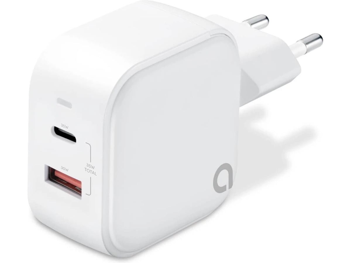 Andersson 35W GaN vegglader (hvit) Mobilladere