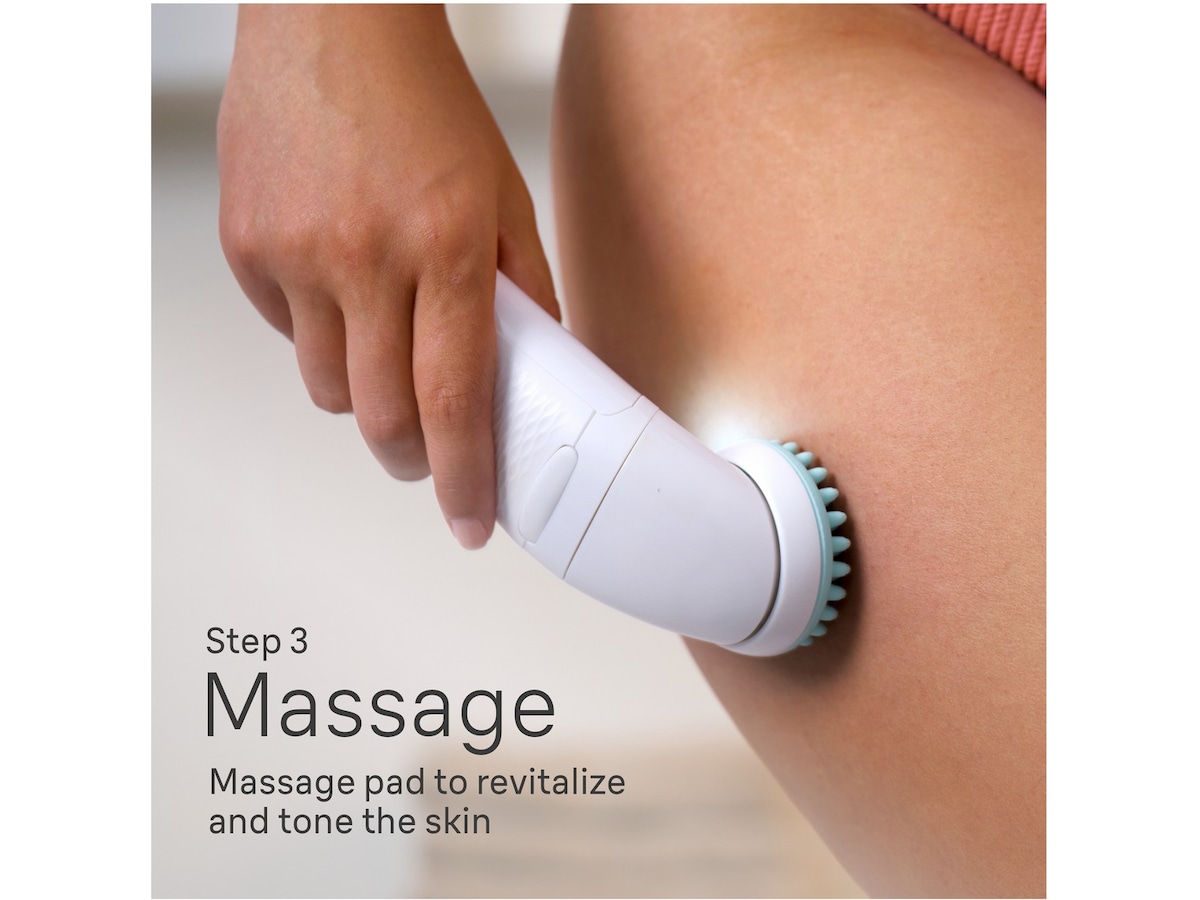 Braun Silk-épil 7 SkinSpa SE7-081 Epilator (hvit/sølv) Epilator & IPL-hårfjerning