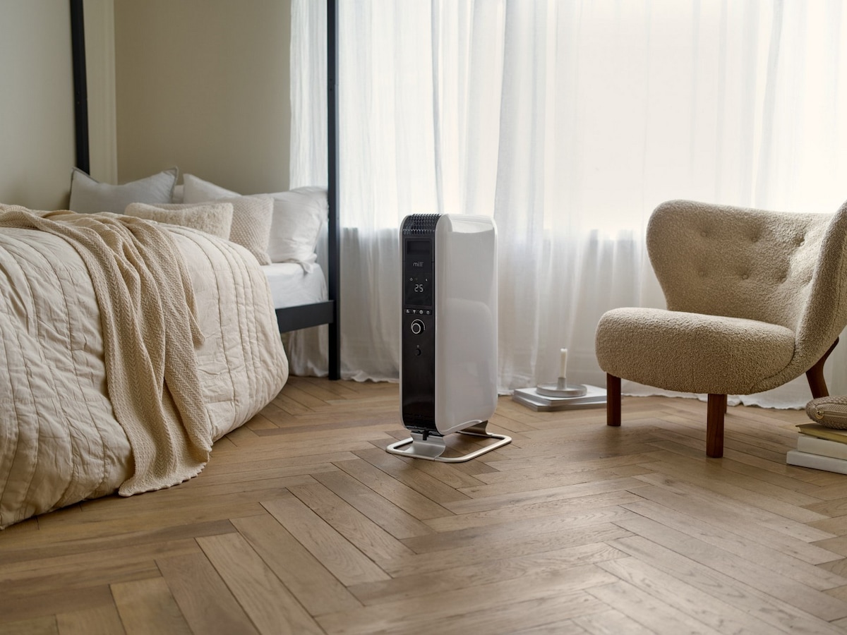 Mill Gentle Air WiFi oljeovn 1500W (hvit) Frittstående varmeovner