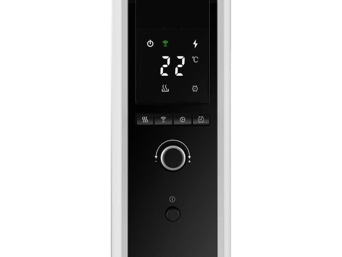 Mill Gentle Air WiFi oljeovn 1500W (hvit) Frittstående varmeovner
