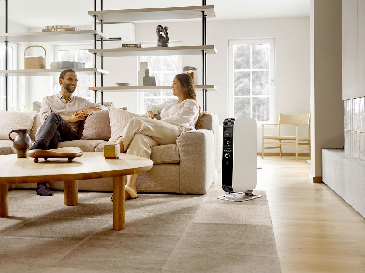 Mill Gentle Air WiFi oljeovn 1500W (hvit) Frittstående varmeovner