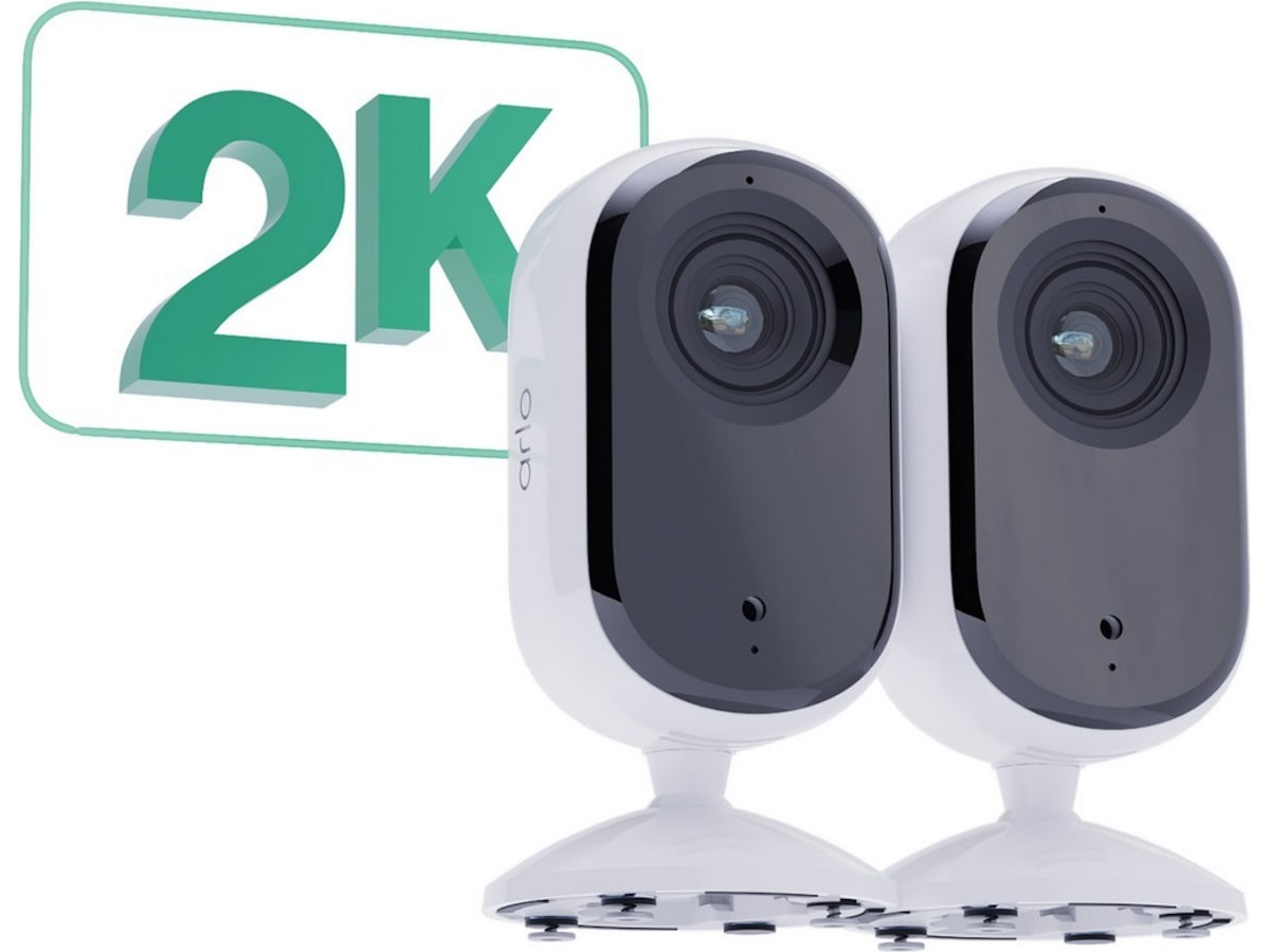 Arlo Essential 2 2K overvåkningskamera 2-pack -B-Grade Demo hjem & fritid