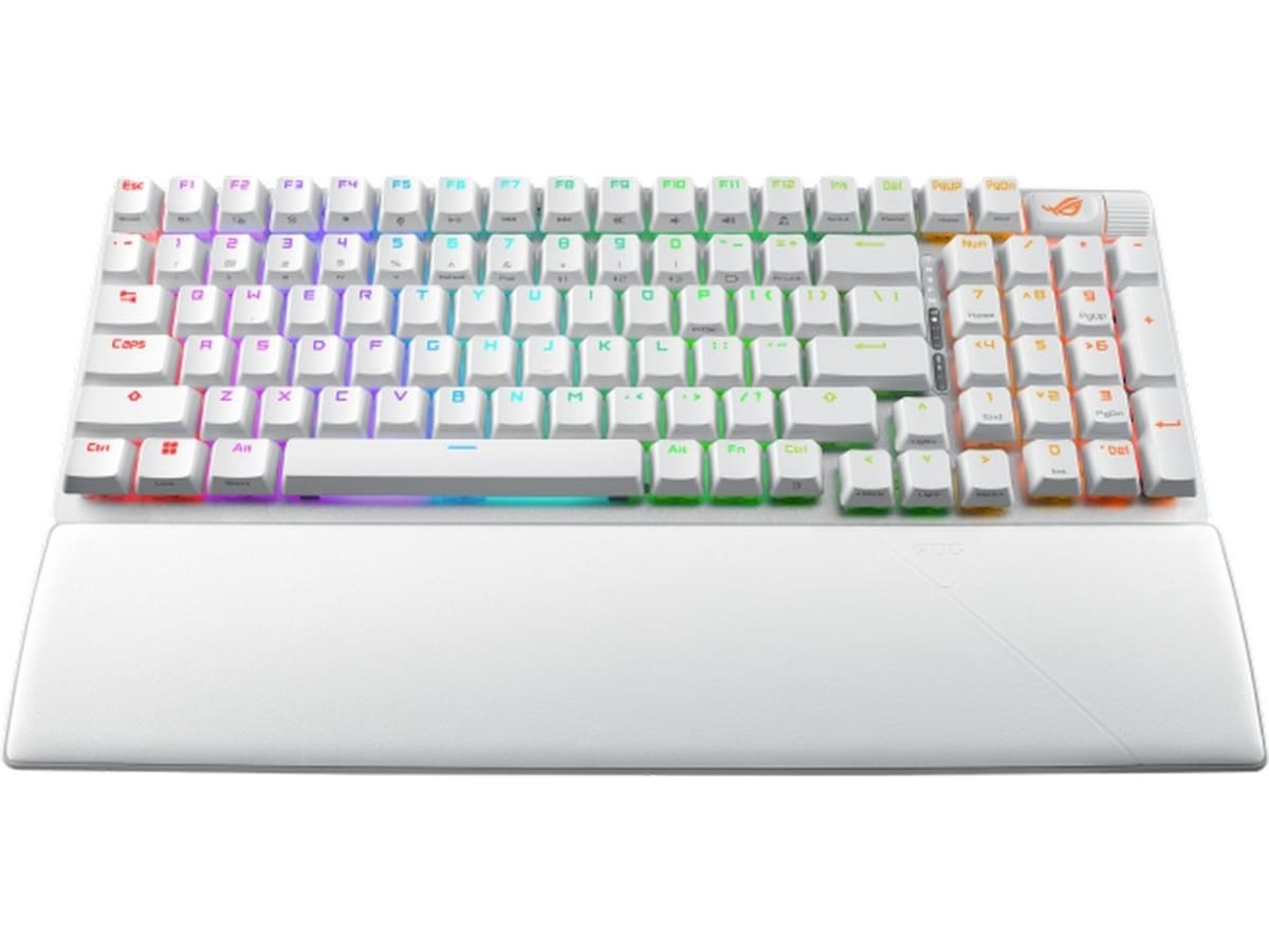 ASUS ROG Strix Scope II 96 trådløst gaming tastatur (hvit) Gamingtastatur