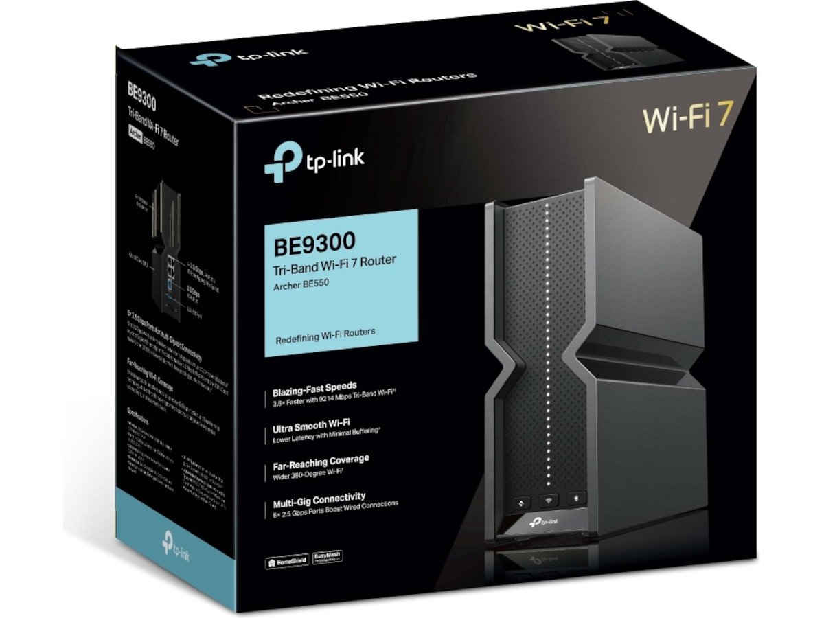 TP-Link Archer BE550 Wi-Fi 7 Router -B-Grade Demo nettverk