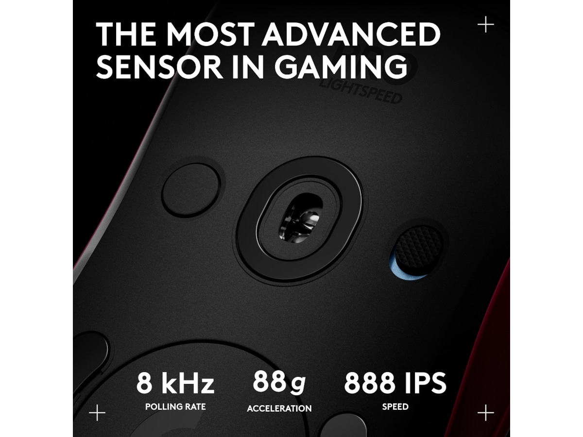 Logitech PRO 2 Lightspeed Trådløs Gamingmus (rosa) Gamingmus