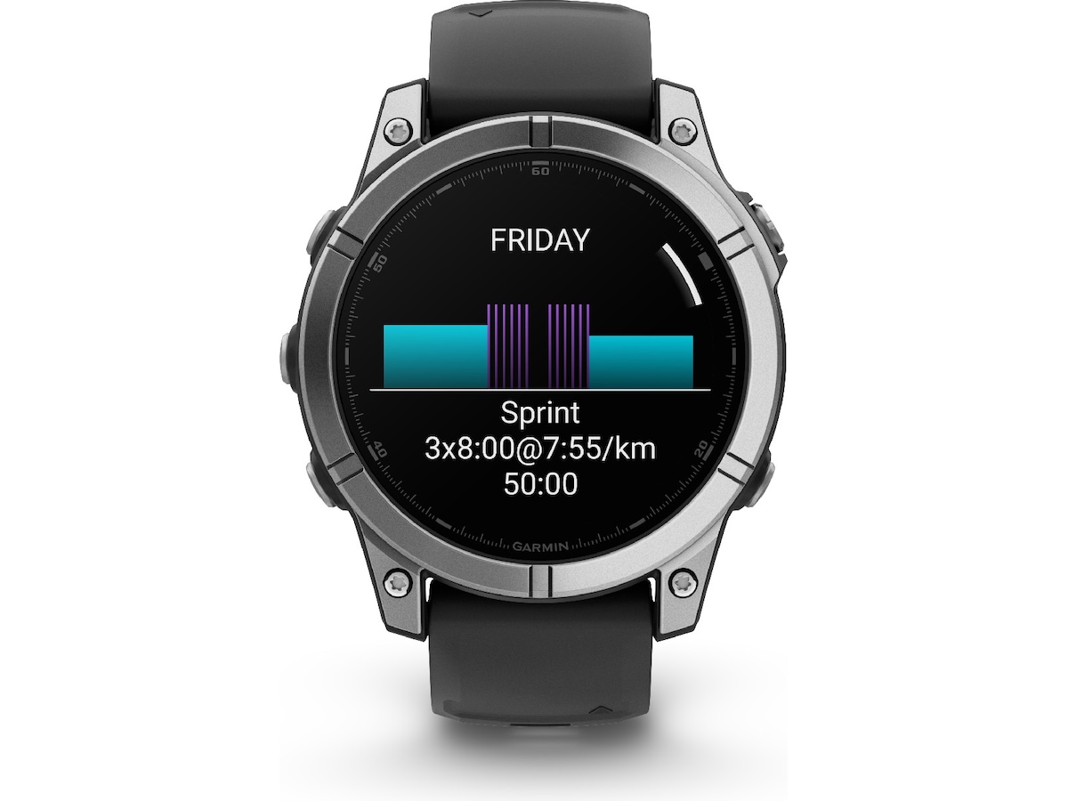 Garmin fenix E 47mm GPS (rustfritt stål/grafitt) Smartklokker