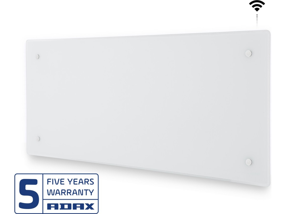 Adax Clea WiFi panelovn glass 1000W (hvit) Panelovner