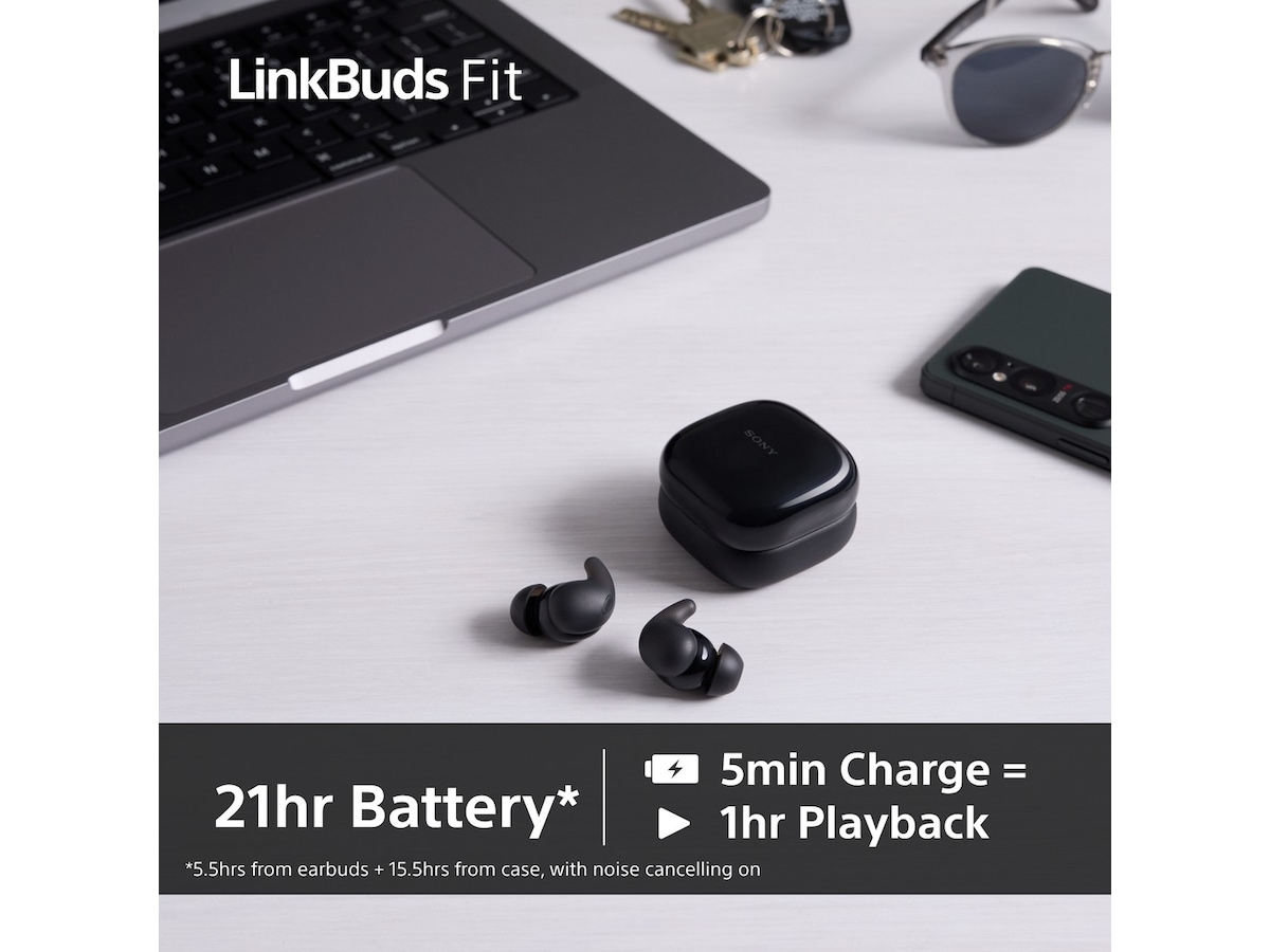 Sony Linkbuds Fit trådløse ørepropper, In-Ear (grønn) Ørepropper