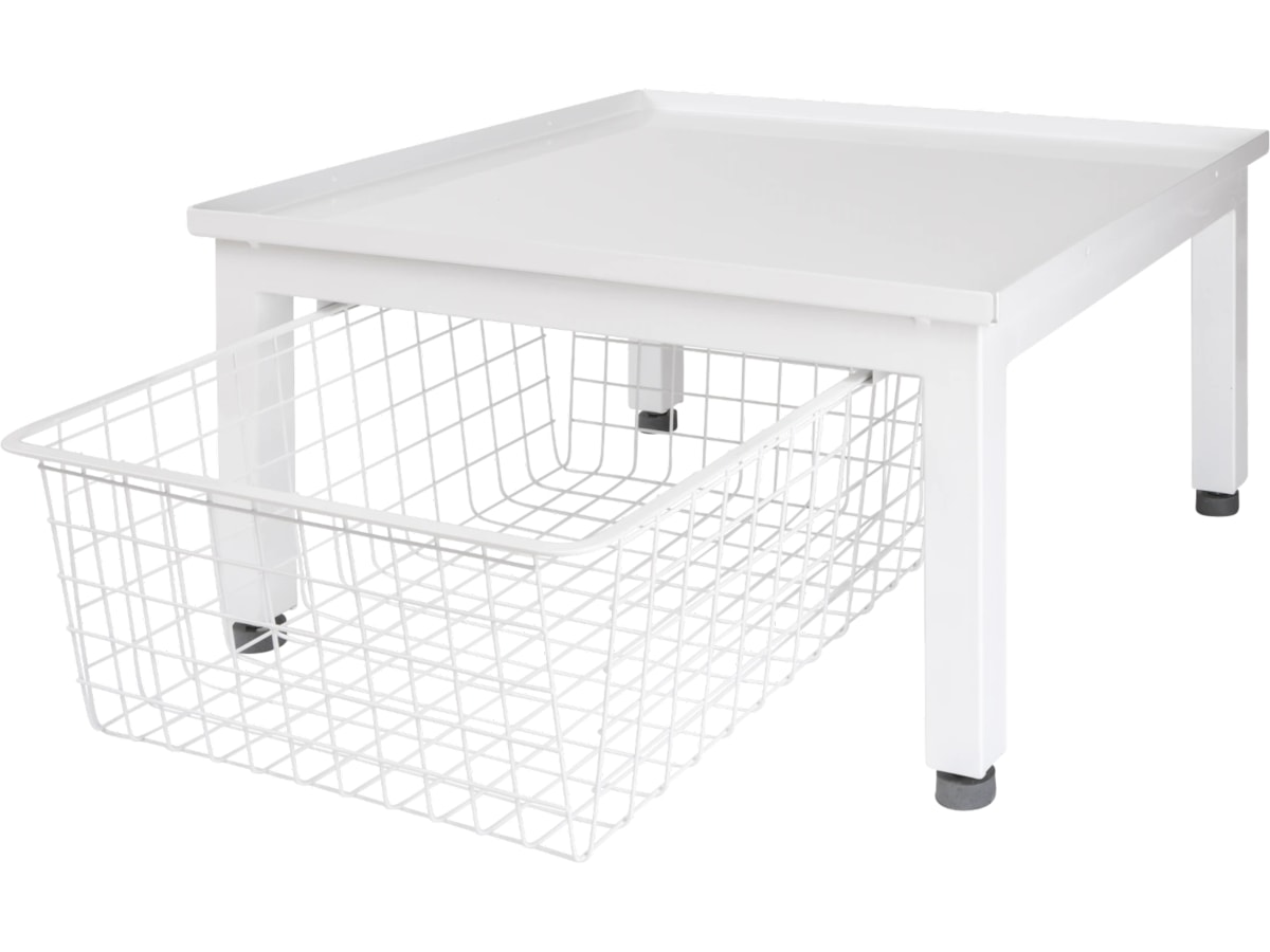 Nordic Quality basehøyde for vaskemaskin/tørketrommel med kurv Tilbehør til vaskemaskin og tørketrommel