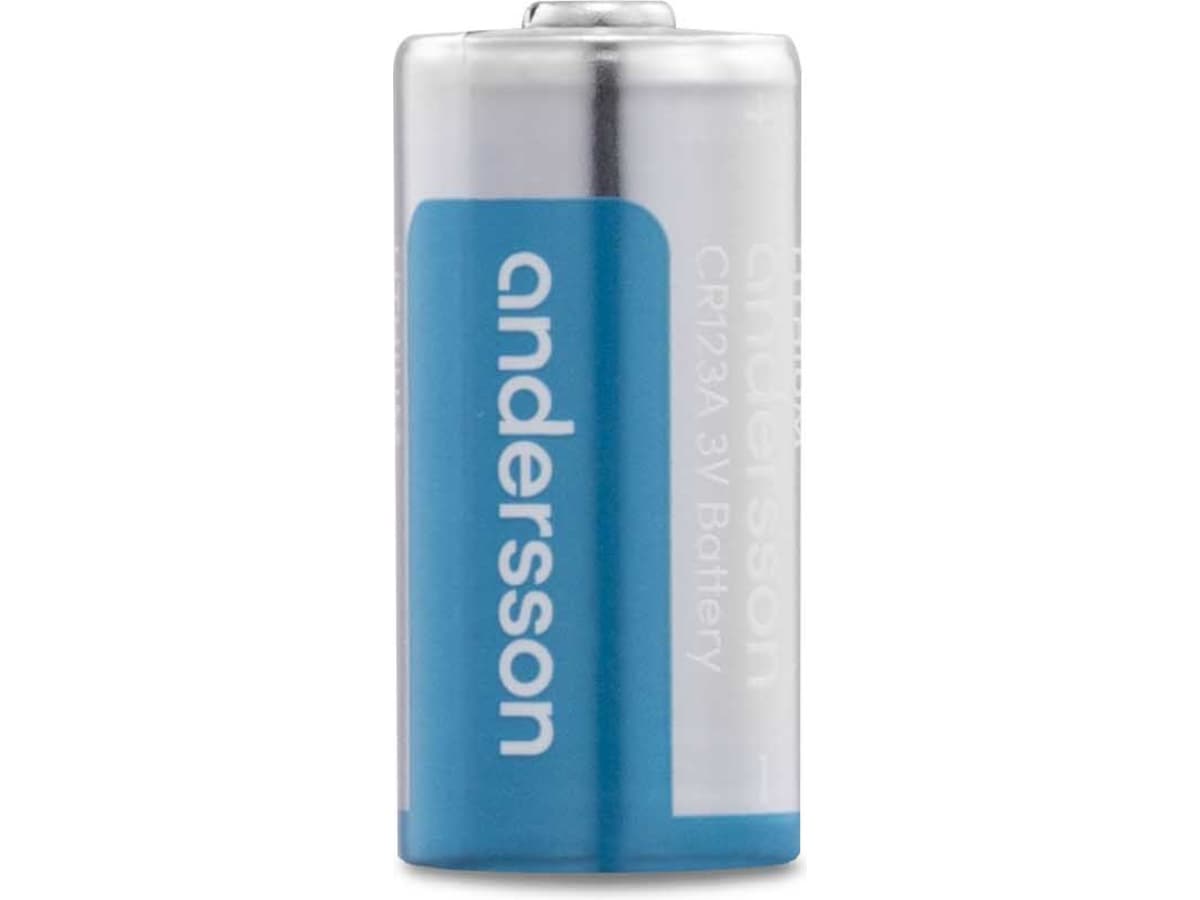 Andersson CR123A litiumbatteri 2-pk Batterier til generell bruk
