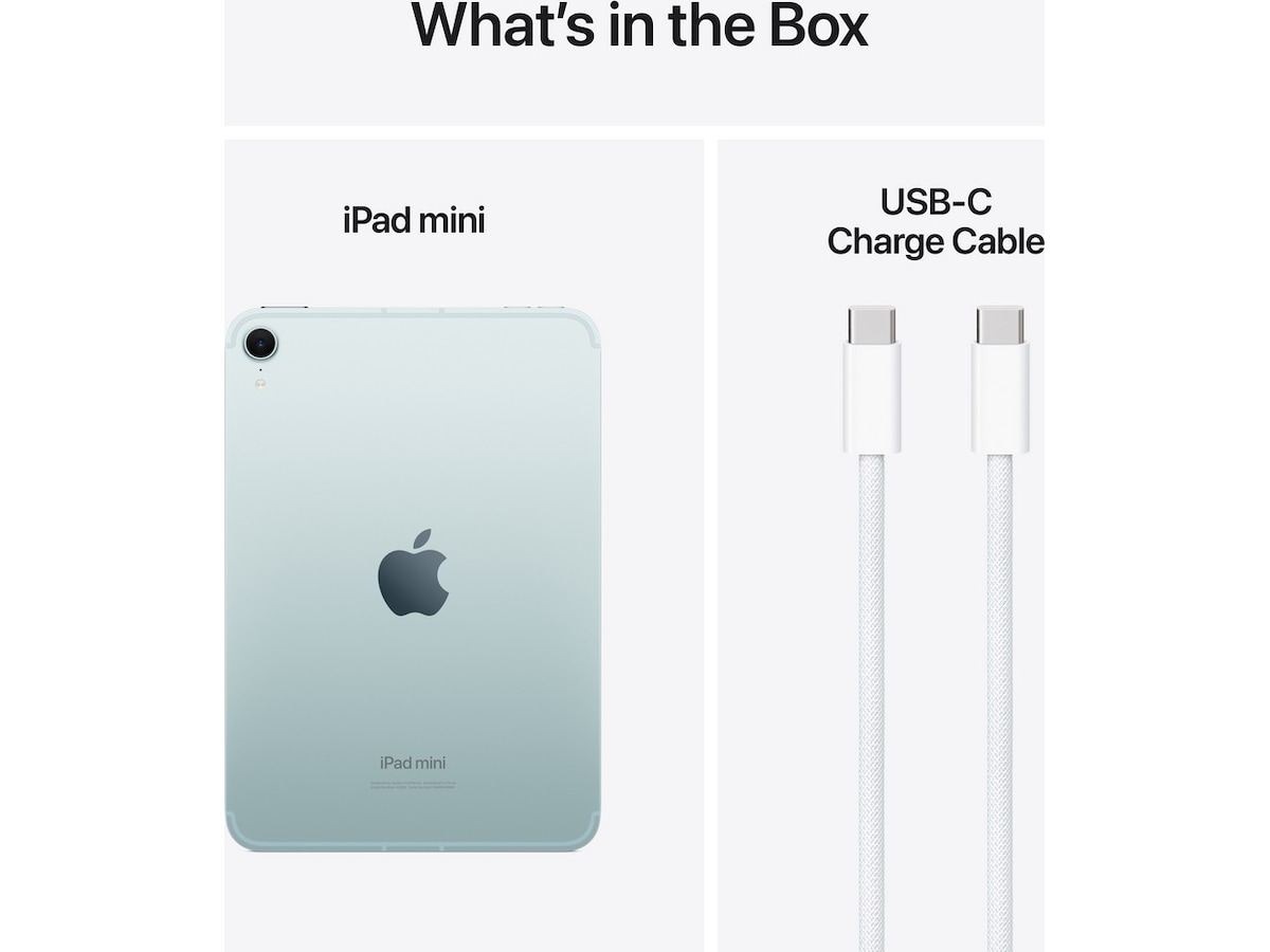 iPad mini (2024) 256GB 5G (blå) Nettbrett / iPad
