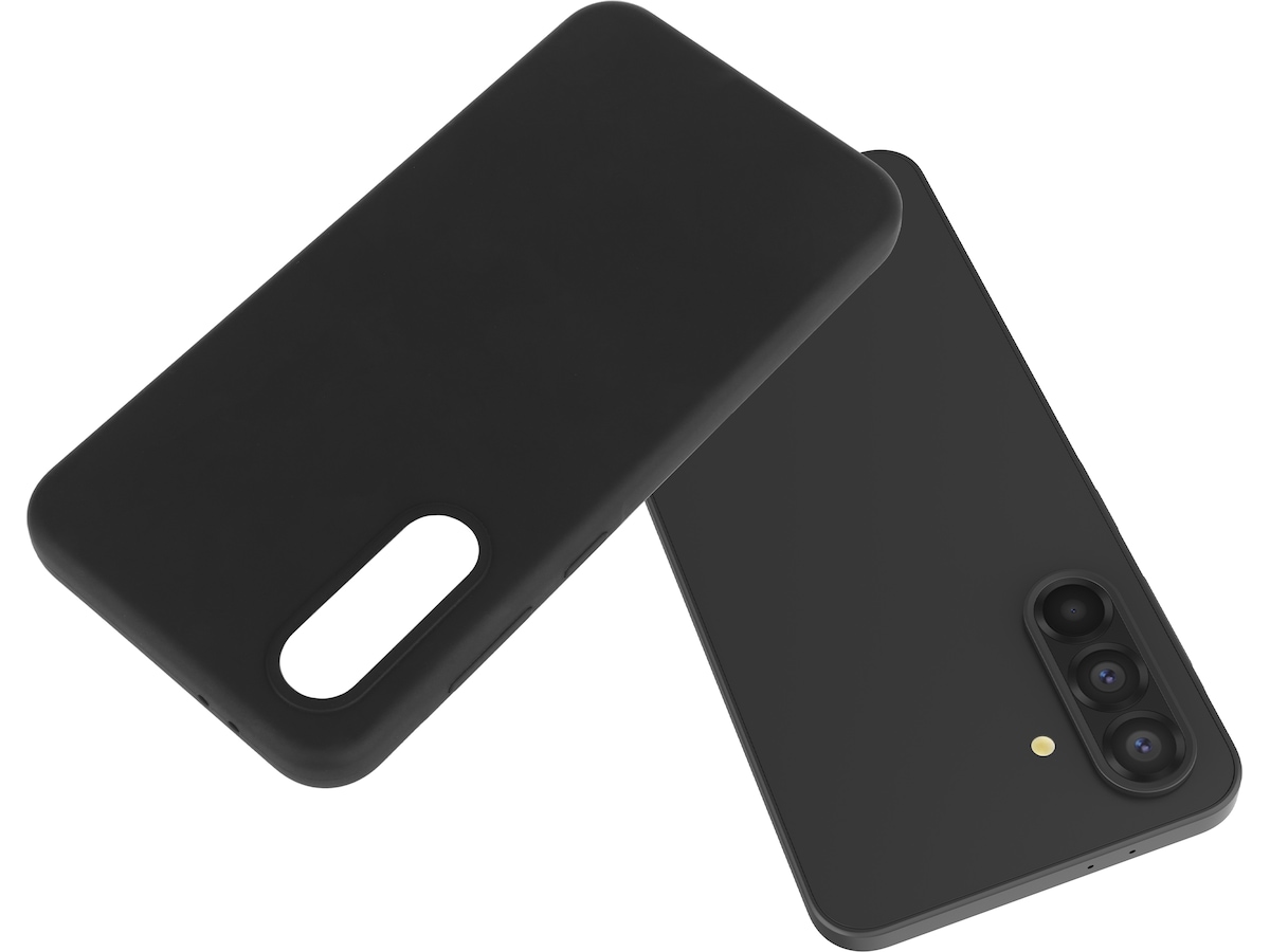 iiglo Galaxy A56 Silikondeksel (sort) Mobildeksel