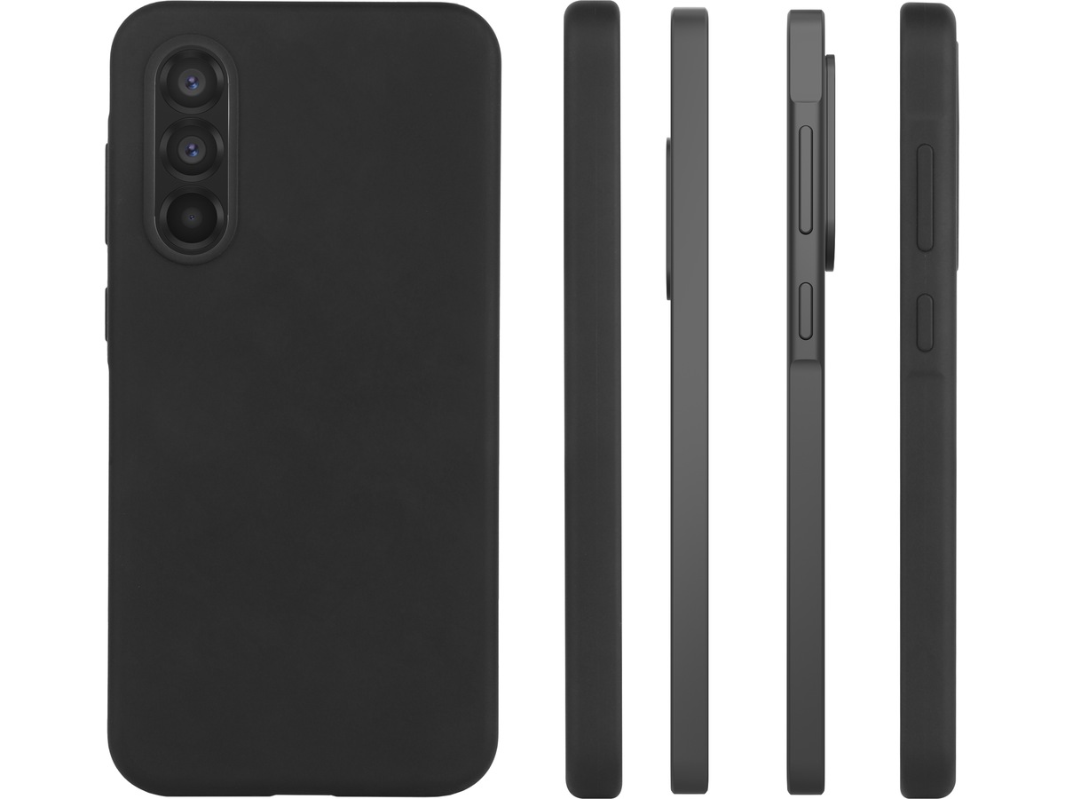 iiglo Galaxy A56 Silikondeksel (sort) Mobildeksel