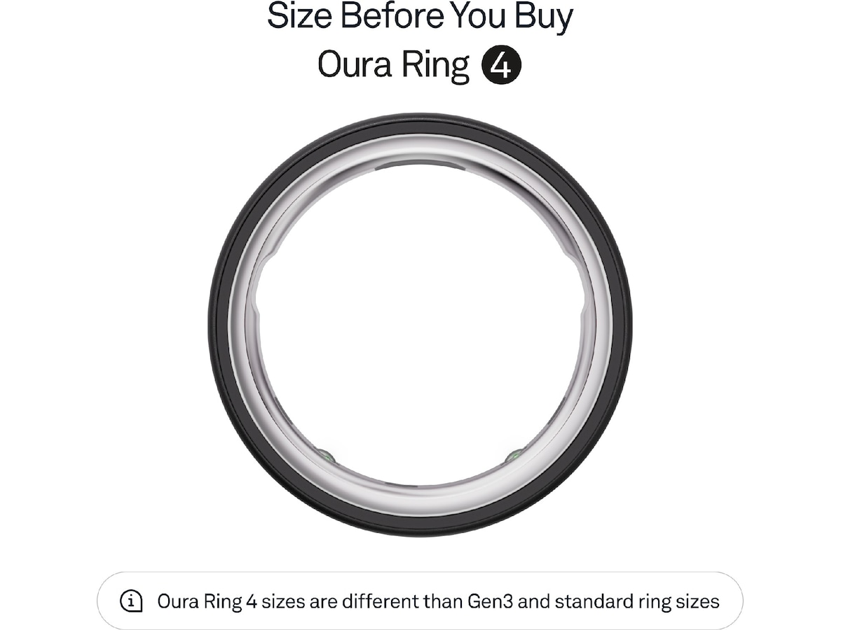 Oura Ring 4 Smart Ring str. 7 (stealth) Smart ring