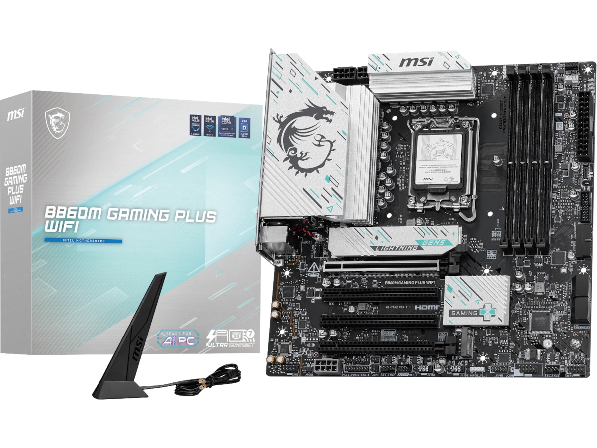MSI B860M GAMING PLUS WIFI Hovedkort Intel Socket