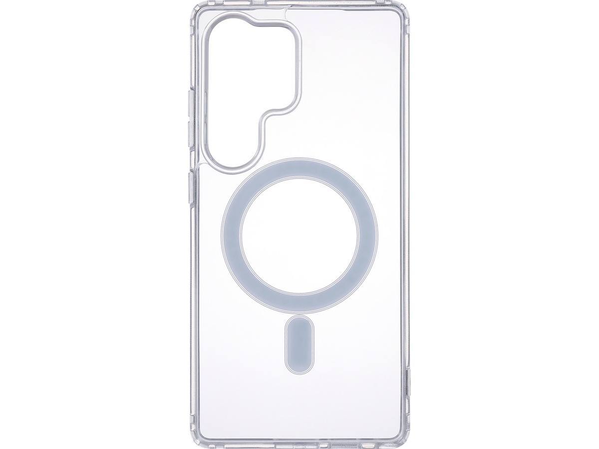 iiglo Galaxy S25 Ultra Magnetic Silikondeksel (gjennomsiktig) Mobildeksel