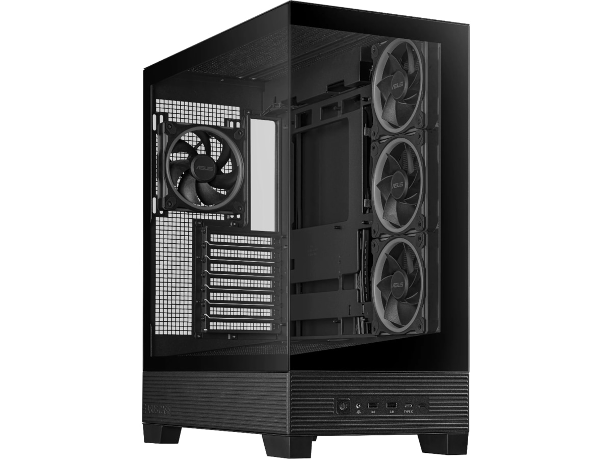 Asus A31 PLUS ARGB Mid Tower (sort) Midi tower