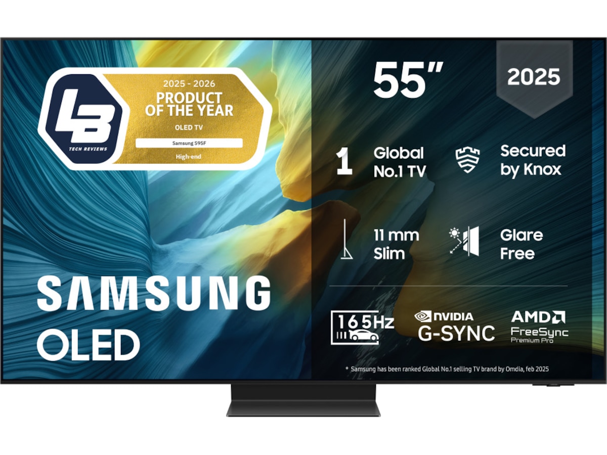 Samsung 55" S95F OLED 4K Smart-TV (2025) 50 - 59 tommer TV