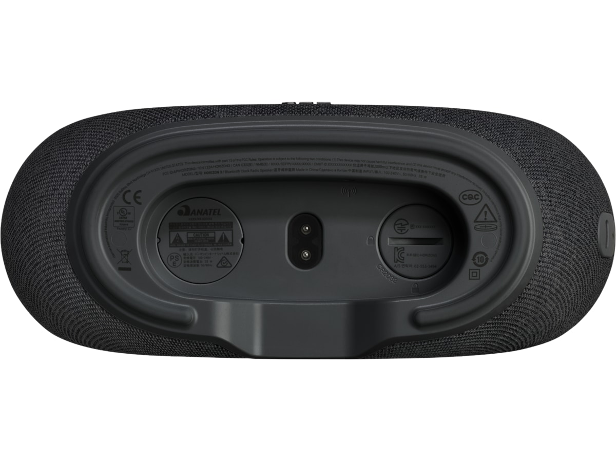 JBL Horizon 3 FM Klokkeradio (sort) Trådløs / Bluetooth-høyttaler