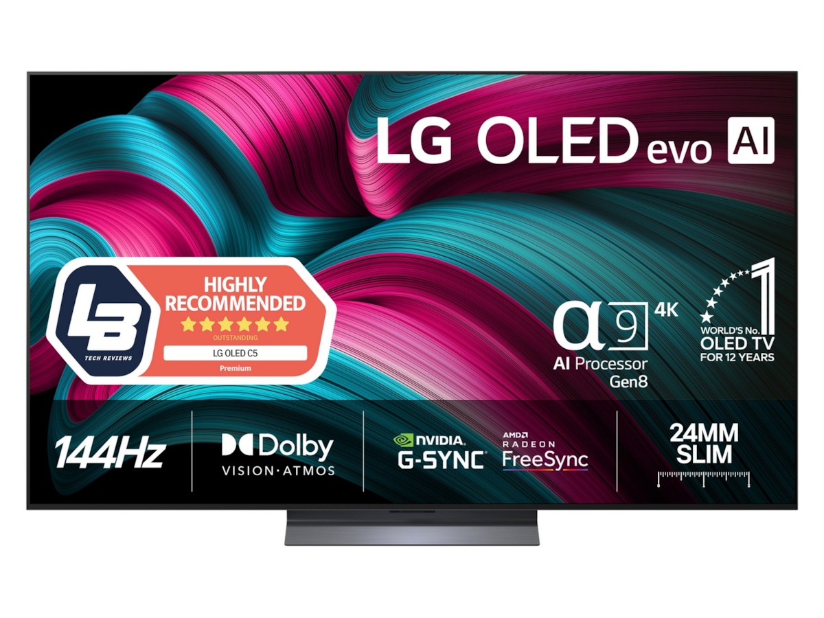 55 tommer LG OLED C5 AI 4K Smart TV 2025 50 - 59 tommer TV