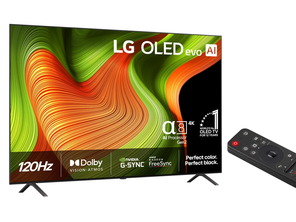 LG 77" B5 AI 4K OLED smart-TV (2025) 70 - 79 tommer TV