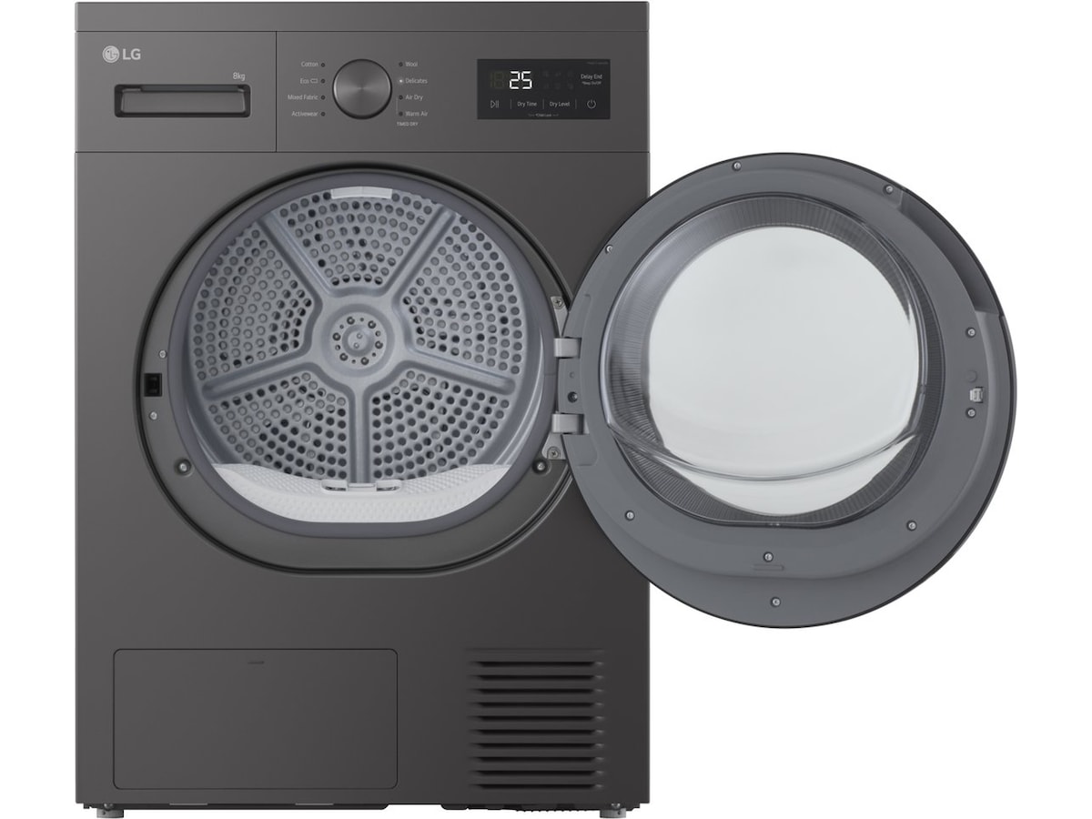 LG RHA1008NDK tørketrommel (mørk sølv) Tørketrommel