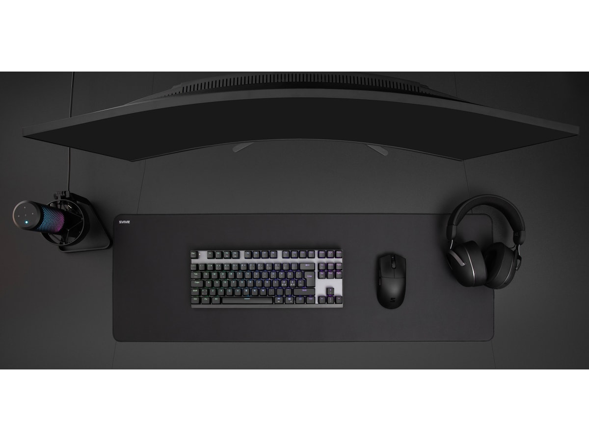 Svive Flow Gaming Musematte Performance XXL (sort) Gamingmusematte