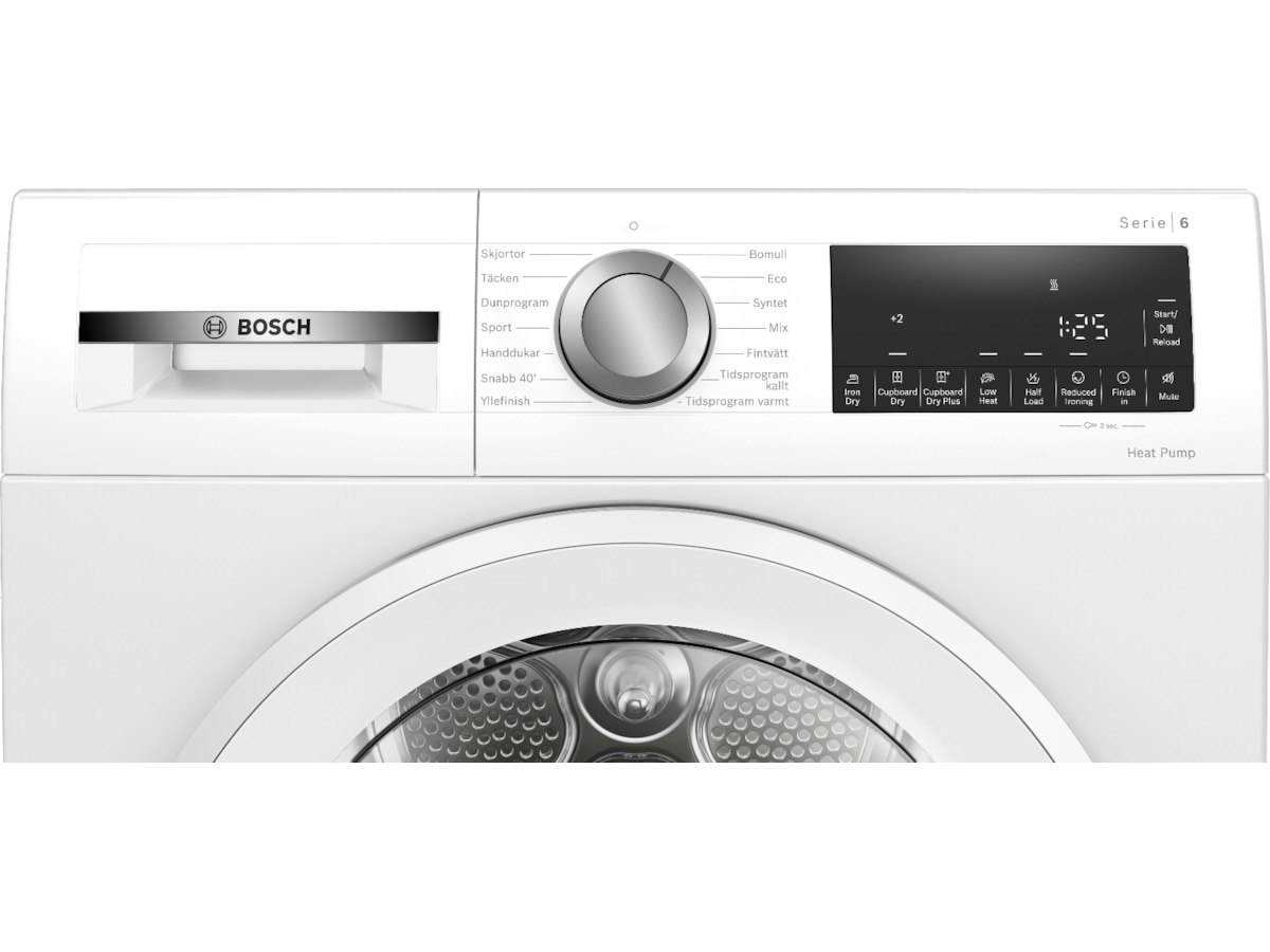 Bosch Serie 6 WQG2420ASN tørketrommel Tørketrommel