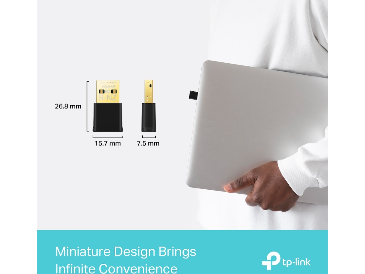 TP-Link Archer TX20U Nano USB-adapter Nettverkskort
