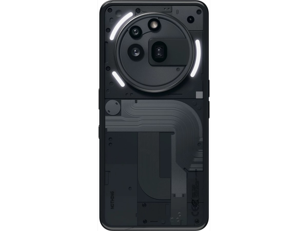 Nothing Phone (3a) Pro 12+256GB (sort) Mobiltelefoner